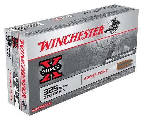 Winchester Super X Power-Point 220 Grain .325 WSM 2840 fps 020892214934