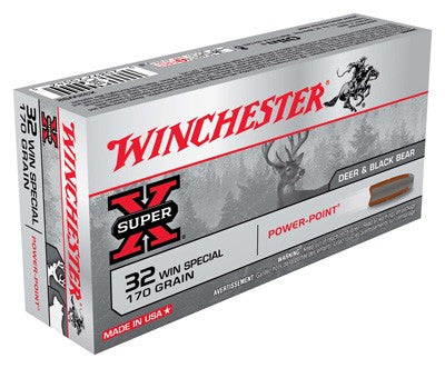 Winchester .32 Winchester Special Super-X Power-Point 170 grain Pointed Soft Point ammunition