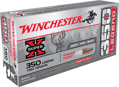 Winchester Super-X Power-Point 180 Grain .350 Legend 2100 fps 020892226326