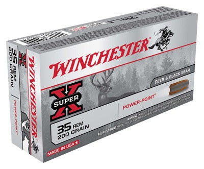 Winchester .35 Remington Super-X Power-Point 200 grain Pointed Soft Point ammunition