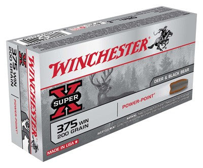 Winchester .375 Winchester Super-X 200 grain Power-Point ammunition