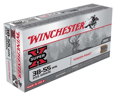 Winchester .38-55 Winchester Super X 255 grain Power-Point ammunition