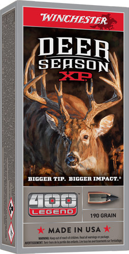 Winchester .400 Legend Deer Season XP 190 grain Extreme Point Polymer Tip ammunition