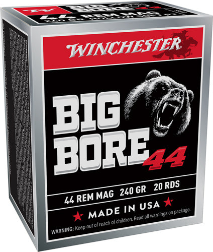 Winchester Big Bore Semi Jacketed Hollow Point 240 Grain .44 Magnum 1485 fps 020892233034