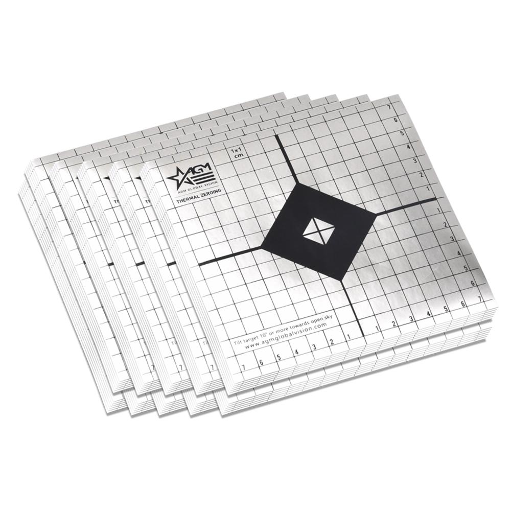AGM 50-Pack Multipurpose Passive Thermal Targets - 15x15cm 1cm Grid Lines