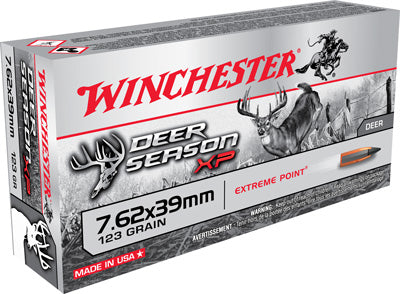 Winchester 7.62x39mm Deer Season XP 123 grain Extreme Point ammunition