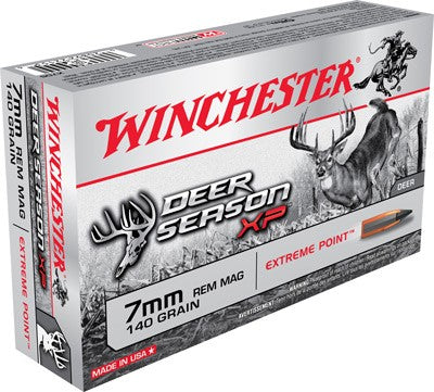 Winchester Deer Season XP Extreme Point 140 Grain 7mm Remington Mag 3100 fps 020892221536