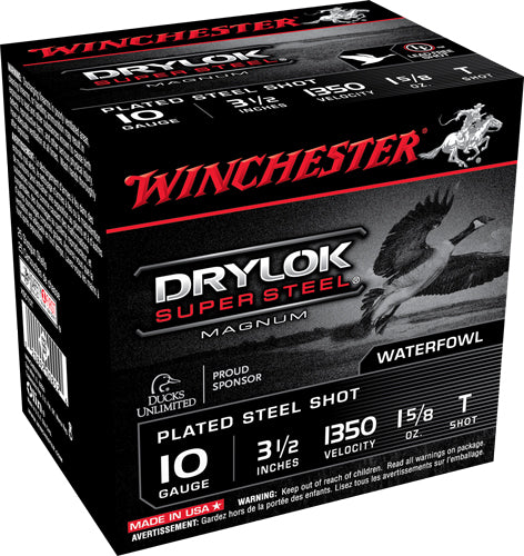 Winchester XSC10T Drylok Super Steel Magnum 10 Gauge 3.5" 1-5/8oz T 1350 fps 020892008526