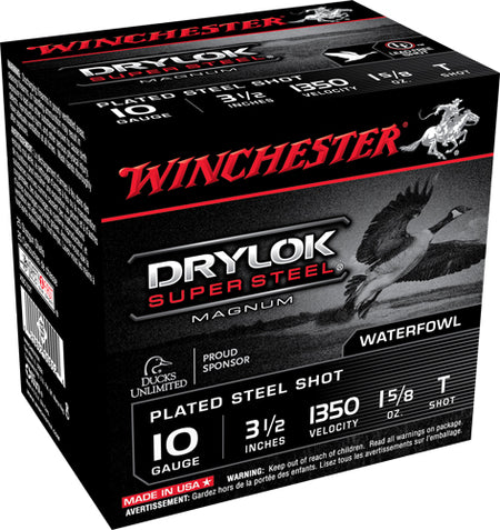 Winchester XSC10T Drylok Super Steel Magnum 10 Gauge 3.5" 1-5/8oz T 1350 fps 020892008526