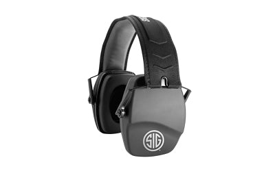 AXIL SIG TRACKR Matte Black Passive Hearing Protection Earmuff TRACKR-PS