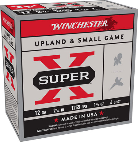 Winchester XU12H4   12 Gauge 2.75" 1-1/8oz 4 Shot 1255 FPS. 020892013162