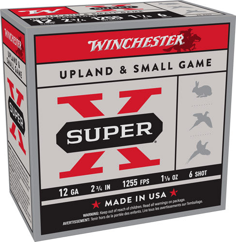 Winchester XU12H6   12 Gauge 2.75" 1-1/8oz 6 Shot 1255 FPS. 020892013186