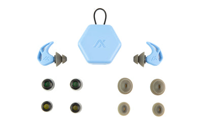 AXIL X20 Slate Blue Hearing Protection Earplugs with Multiple Tips X20-BLUE