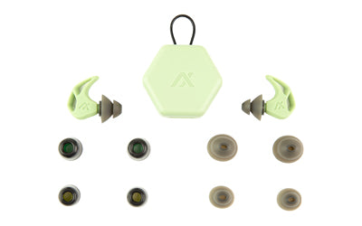 AXIL X20 Slate Green Hearing Protection Earplugs with Multiple Tips X20-GREEN