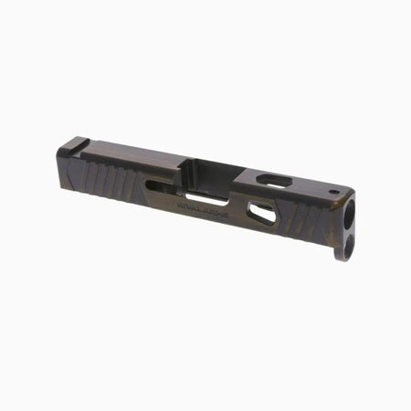 Rival Arms Faction CNC Stainless Steel Slide for Glock 43/43X Battle Bronze