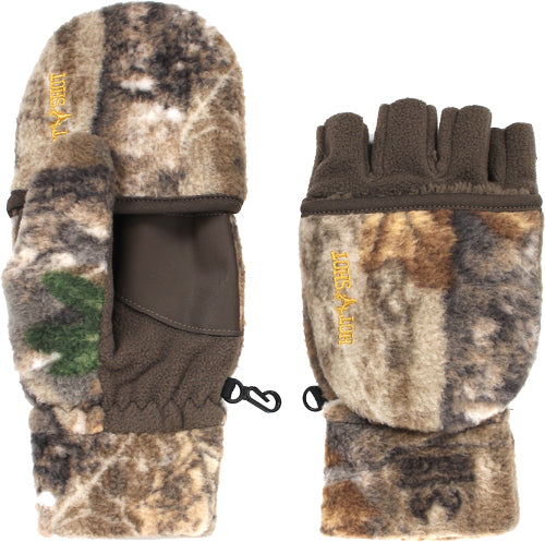 Hot Shot HF2 Bulls-Eye Realtree APX Fleece Insulated Pop-Top Mitten Large