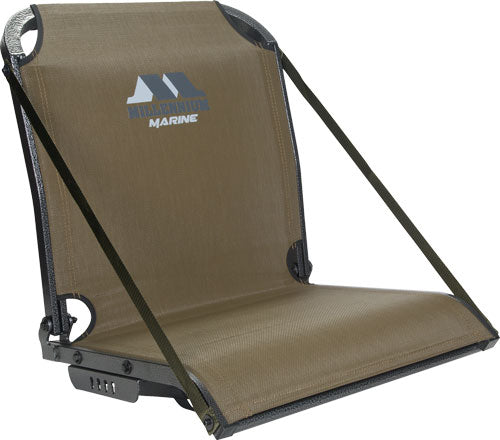 Millennium B100 Boat Seat Green with Arm Rest Straps
