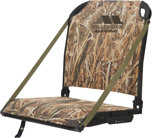 Millennium B100 Boat Seat MOSG Habitat Camo with Straps