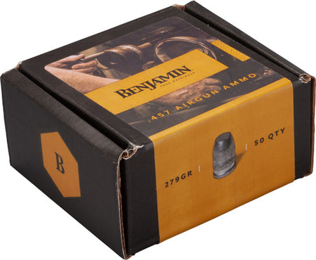 Benjamin .457 Flat Nose Air Pellets 279 Grain 50-Pack
