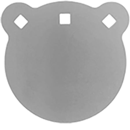 BASH AR550 Round Gong Shooting Target 6" Diameter, Half-Inch Thick