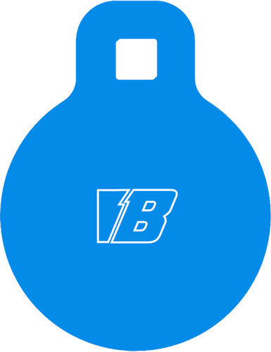 BASH AR500 Round Gong Shooting Target 3" Diameter, Half-Inch Thick
