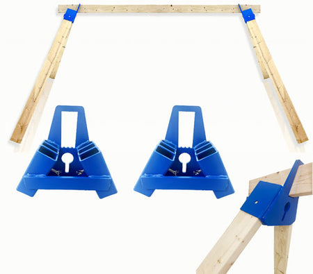 BASH AR500 Steel Target Stand Horizontal Sawhorse Design