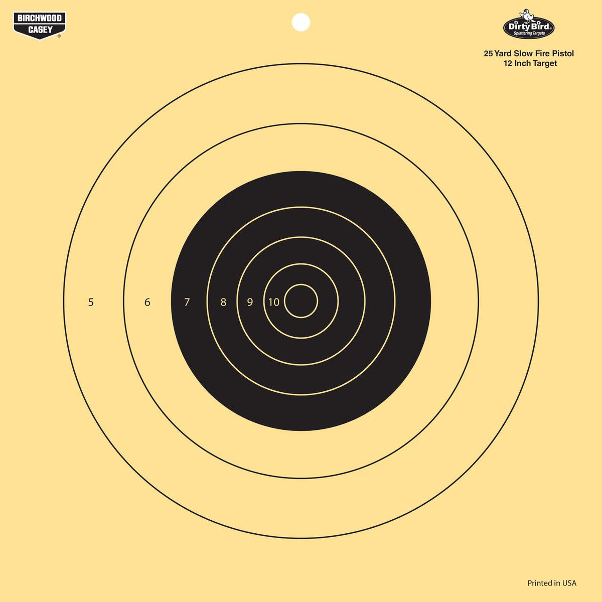 Birchwood Casey Dirty Bird 12" Splatter Pistol Training Target 12/ct