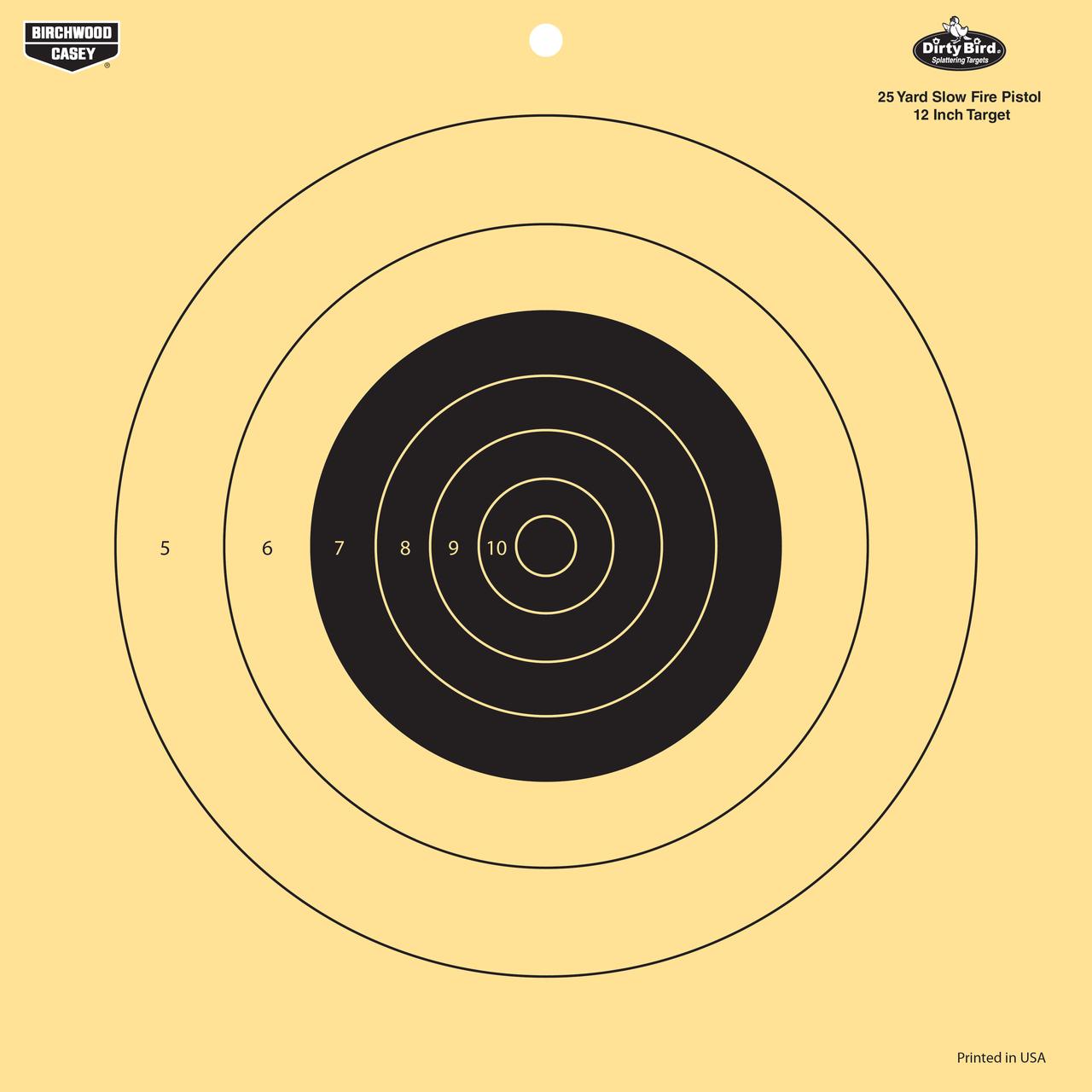 Birchwood Casey Dirty Bird 12" Splatter Pistol Training Target 12/ct