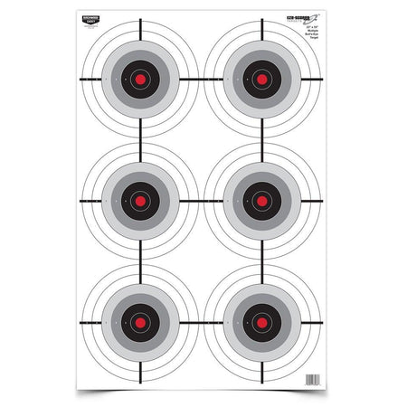 Birchwood Casey Eze-Scorer 5-Pack Paper Targets 23x35" Multiple Bull's-Eye
