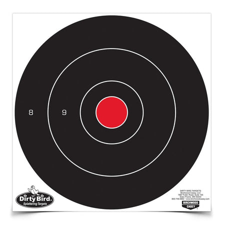 Birchwood Casey 12" Dirty Bird Bull's-Eye Shooting Target 100/ct