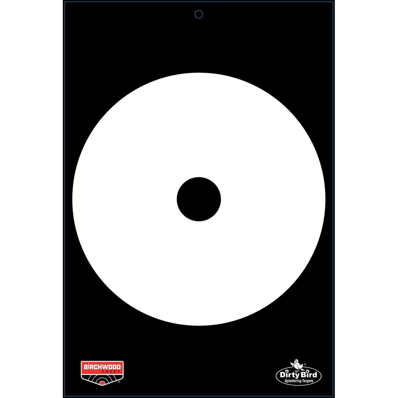 Birchwood Casey Dirty Bird Quickdraw High-Contrast Shooting Target 12x18" 6ct