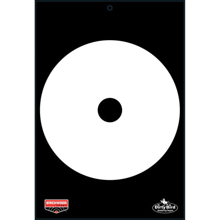 Birchwood Casey Dirty Bird Quickdraw High-Contrast Shooting Target 12x18" 6ct