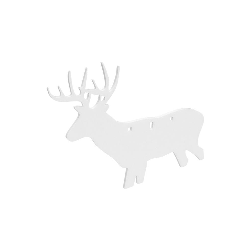 Birchwood Casey AR500 3/8 Inch Silhouette Steel Plate Target Deer 3-Hole