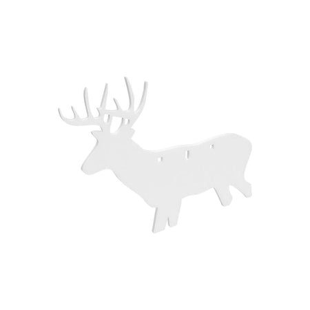 Birchwood Casey AR500 3/8 Inch Silhouette Steel Plate Target Deer 3-Hole