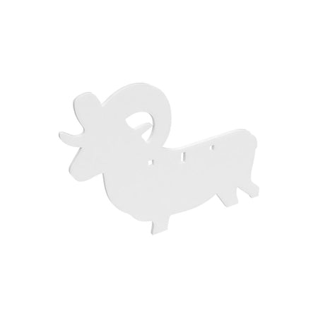 Birchwood Casey AR500 3/8 Inch Silhouette Steel Plate Target Ram 3-Hole