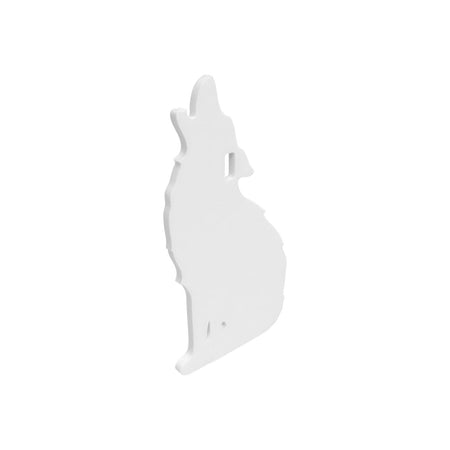 Birchwood Casey 3/8" AR500 Steel Howling Coyote Silhouette Shooting Target
