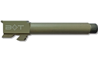 Backup Tactical 9MM Glock 19 Drop-In Threaded Barrel, Olive Drab Green Nitride, Includes FRAG-ODG Thread Protector