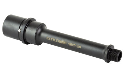 Battle Arms Development 5.25" 9MM Lightweight AR Barrel, 1:10 Twist, 1/2x36 Threaded, Black Nitride