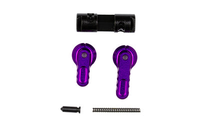 Battle Arms Development Lightweight Ambidextrous Safety Selector, AR-15, 90/60 Degree, Purple Anodized