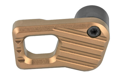 Battle Arms Development Enhanced Modular Magazine Release Large FDE, Dovetail Finger Pad, AR-15 BAD-EMMR-L-FDE