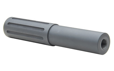 Battle Arms Development BAD-FLASHCAN Faux Suppressor, 223/556, 1/2x28 Threaded, Black Anodized Aluminum