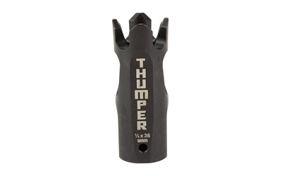 Battle Arms Development Thumper 9MM Muzzle Compensator, Nitride Finish, 1/2x36 Threaded