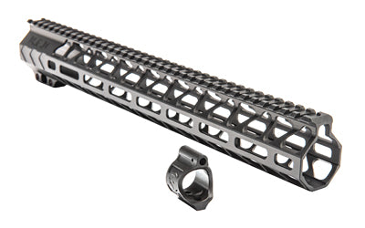 Battle Arms Development 15" WORKHORSE Free Float Rail and .750 Gas Block Kit, AR-15, Anodized Black