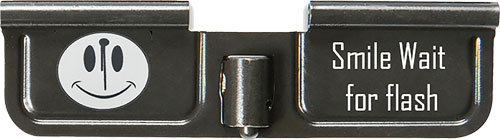 Battle Arms Engraved Dust Cover Smile Wait For Flash AR-15