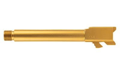 BA Premium Series Glock 17 Gen 5 9mm 5" Threaded Pistol Barrel, PVD Gold, 1:10 Twist, 1/2x28