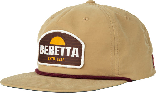 Beretta Sunset Rope Brim Trucker Cap Tan