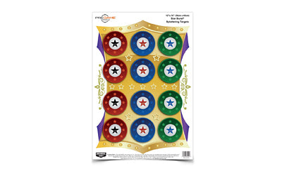 Birchwood Casey Pregame Star Burst Targets, 8 Targets, 12x18 Inch, High Contrast