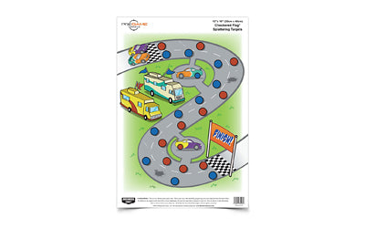 Birchwood Casey Pregame Shooting Target Check Flag 12x18" 8-Pack BC35574