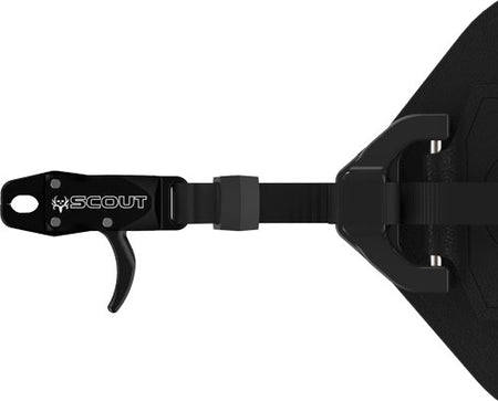 TRU Ball Bone Collector Scout Release Aid Buckle Strap - Black Large