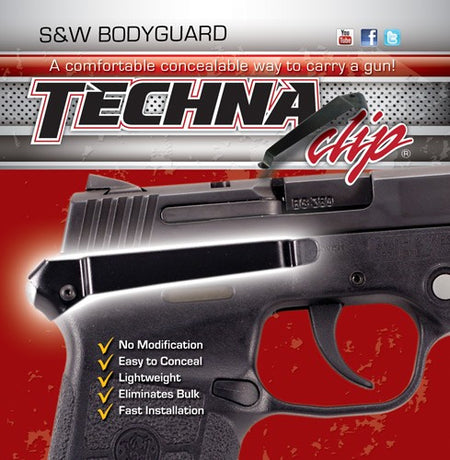 Techna Clip S&W Bodyguard Auto Right-Hand IWB Retention Clip